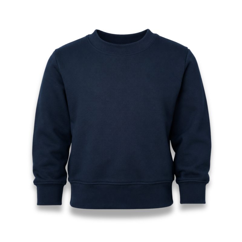BUZO CLÁSICO AZUL cuello a la base Ed. Fisica Buzo Azul Colegial Educación Física