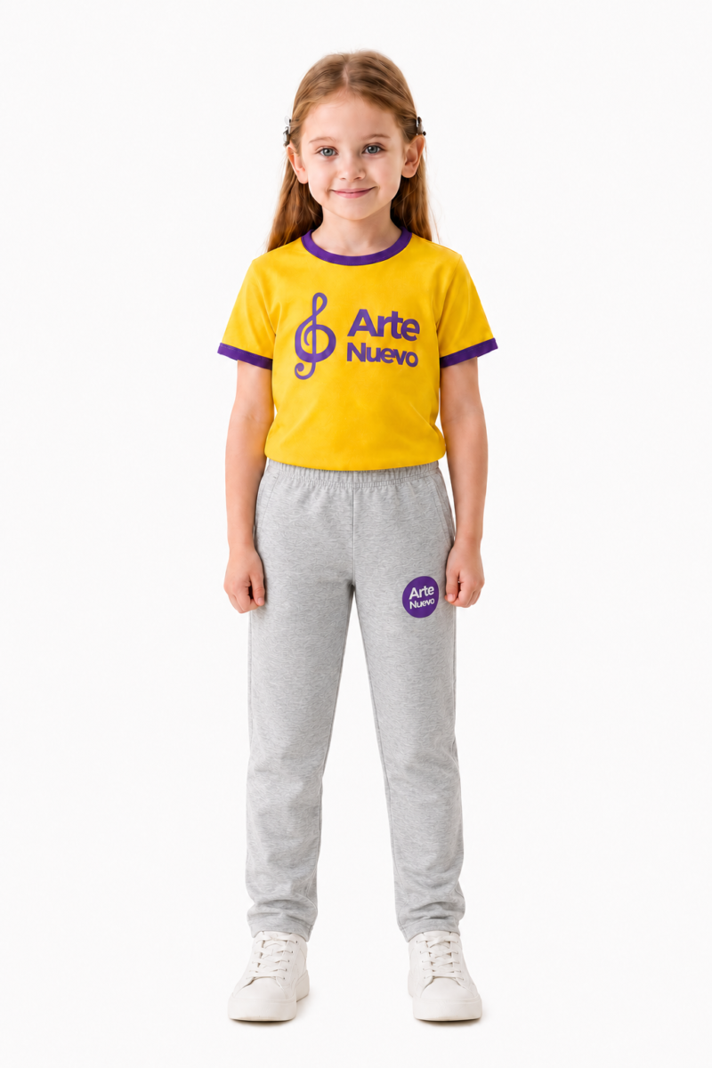 Conjunto Remera Pantalón unisex jardín Inst. Arte Nuevo 10 Pantalón Rústico Unisex Inst. Arte Nuevo