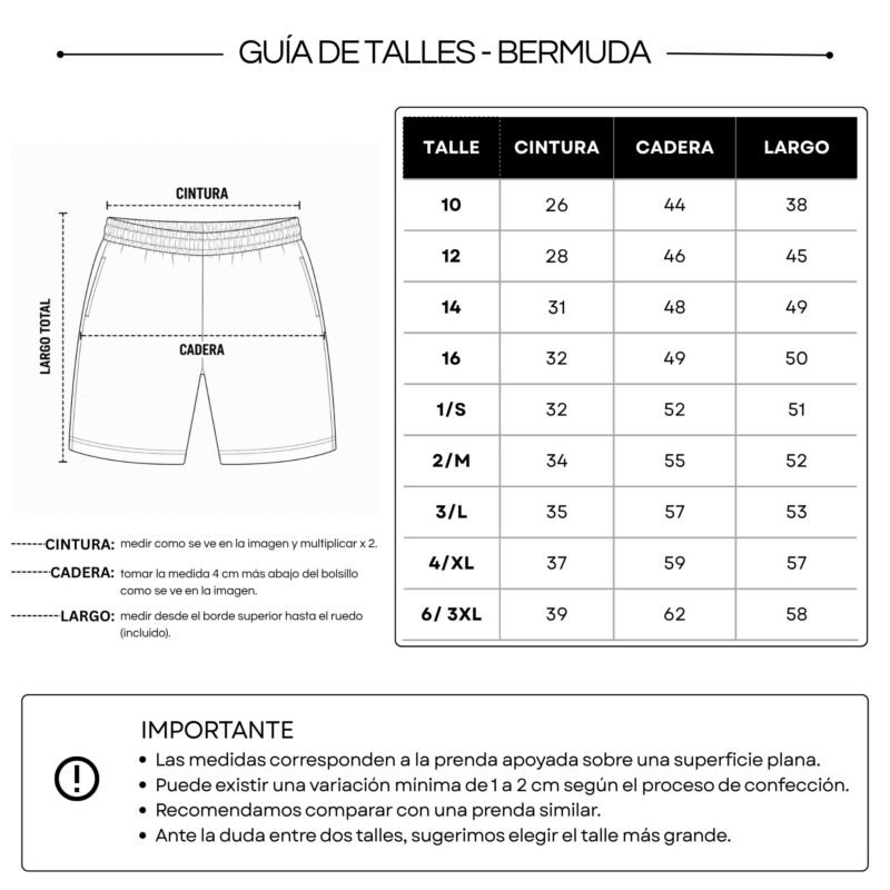 Bermuda Gris Topo Unisex