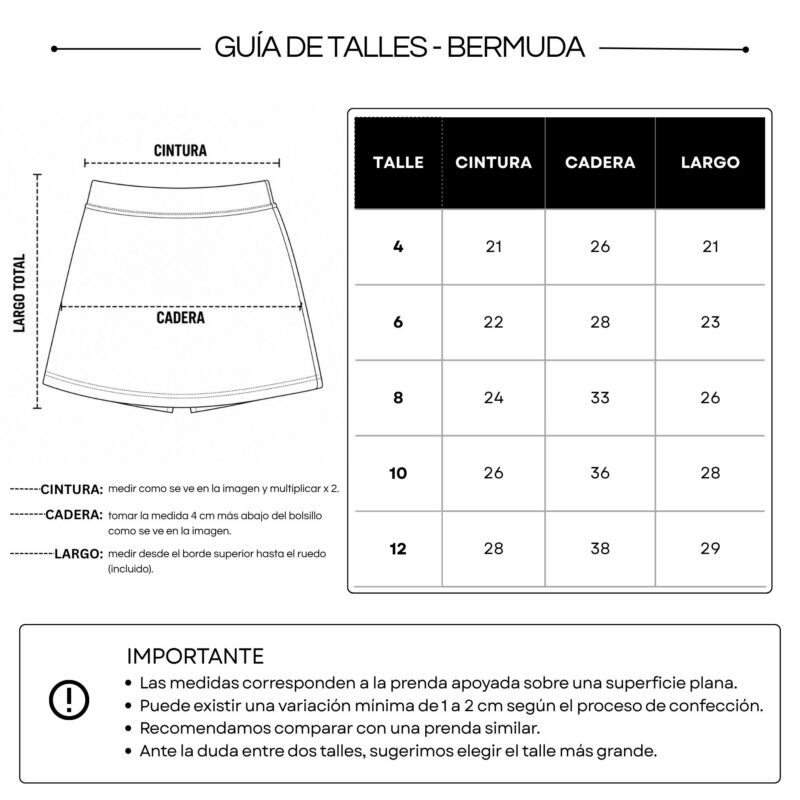 Short Pollera Niña Jardín Inst. J.M.J.