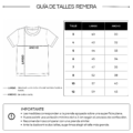 GUÍA DE TALLES REMERA BÁSICA ED. FÍSICA 3-12 Remera Educación Física IDAC
