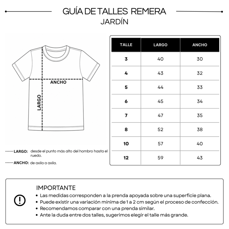 Remera Jardín Inst. Dr. Alexis Carrel