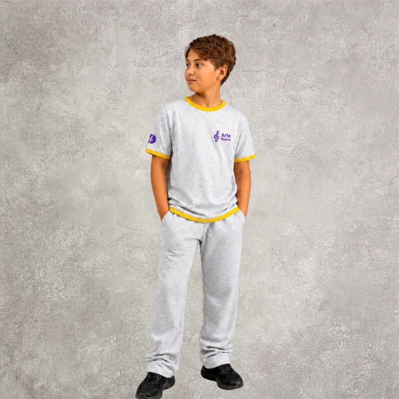REMERA ED. FÍSICA SECUNDARIO INST. ARTE NUEVO FRENTE Remera Ed. Física Secundario Inst. Arte Nuevo
