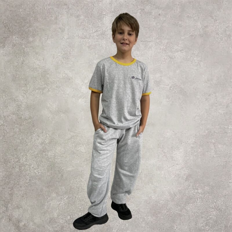 pantalon-barrel-gris-melange-educacion-fisica Jogging Barrel colegial