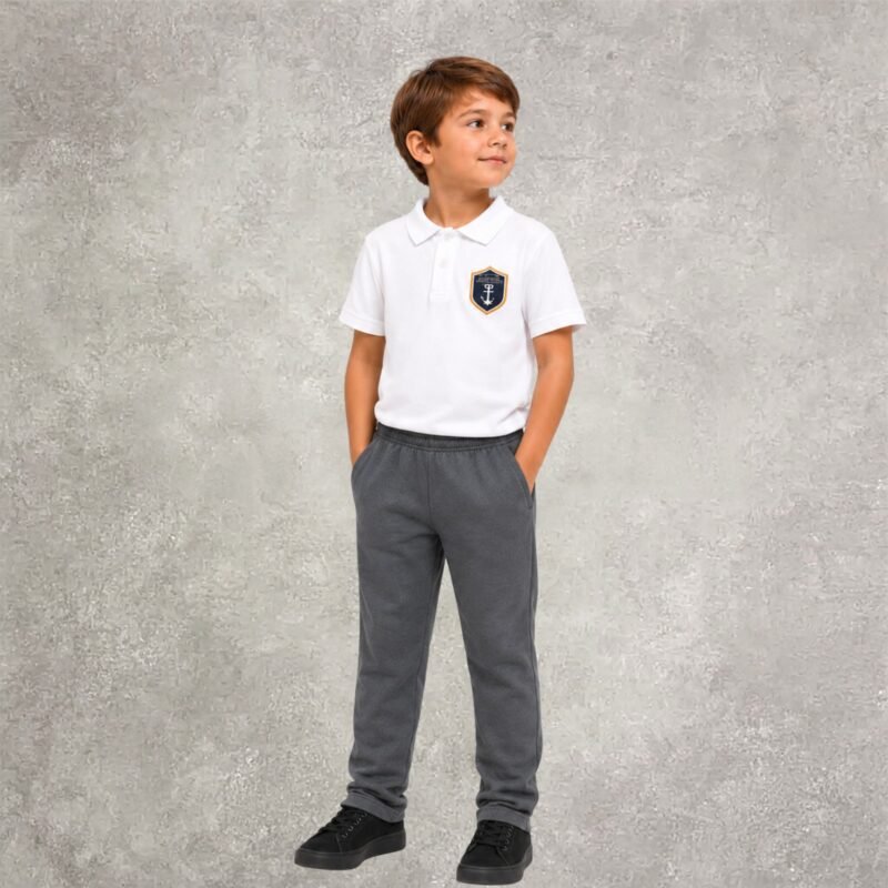pantalon-rustico-gris-topo 1-2-3 grado-Alexis Pantalón rústico elastizado unisex 1°-2°-3°grado IDAC