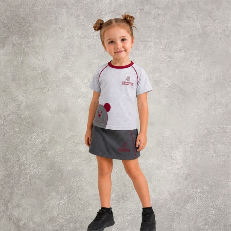 uniforme niña Jardín Inst. J.M.J. 4 Remera Unisex Jardín J.M.J.
