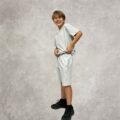 Bermuda Unisex Gris Melange