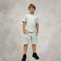 Bermuda Unisex Gris Melange