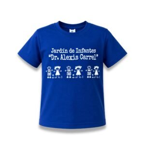 REMERA JARDÍN INST. ALEXIS CARREL FRENTE Remera Jardín Inst. Dr. Alexis Carrel