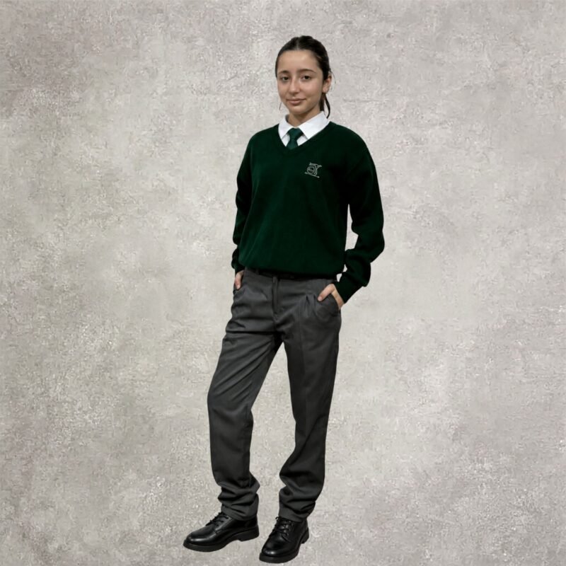 Sueter Verde Inglés Inst. Saavedra Lamas Pantalón de Vestir ICSL