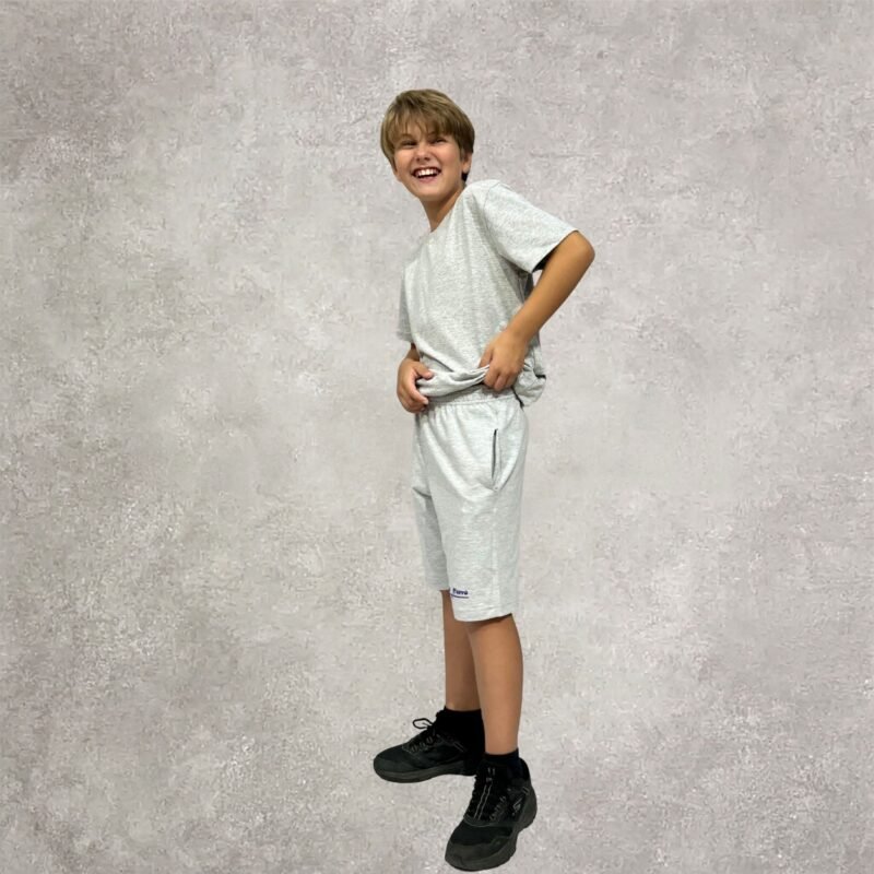 Bermuda Unisex Gris Melange