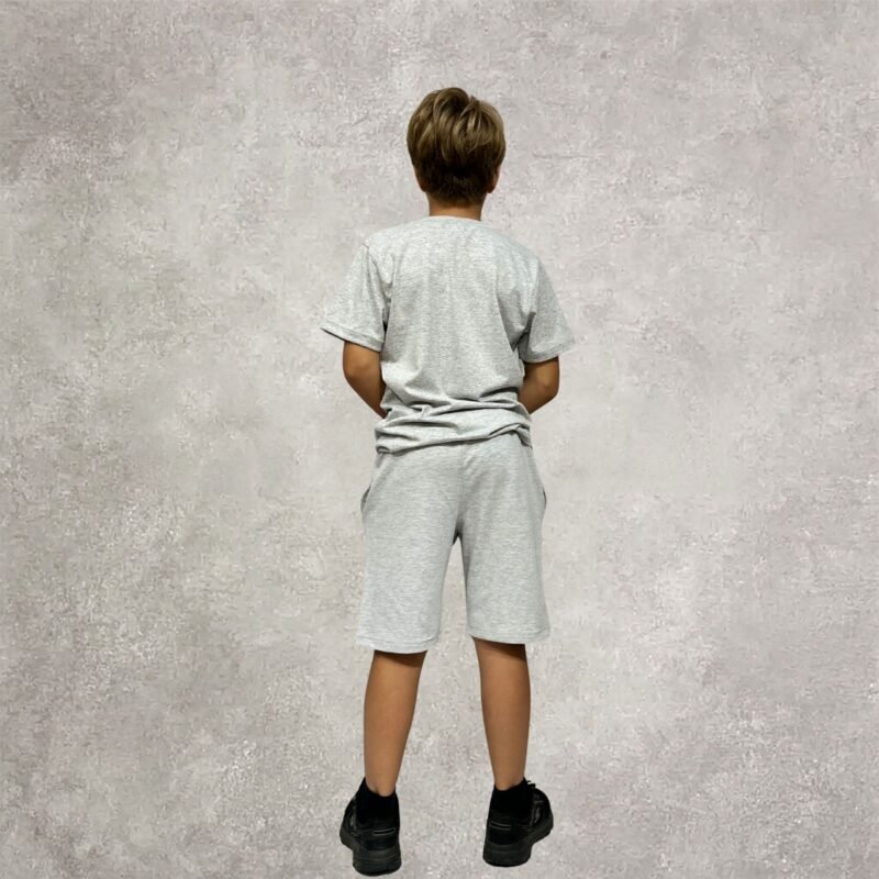 Bermuda Unisex Gris Melange