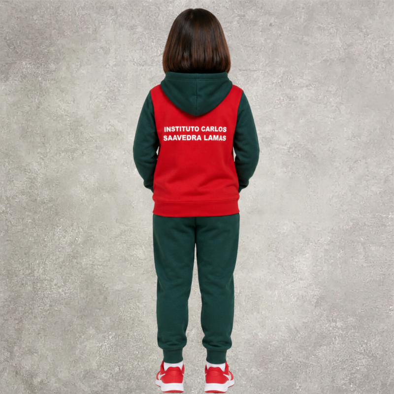 Uniforme Pantalón y Buzo Jardín Inst. C. Saavedra Lamas 2 Buzo Friza Deportiva Uniforme Jardín ICSL