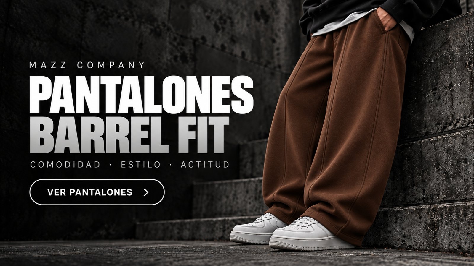 Pantalones Barrel Fit MAZZ Company