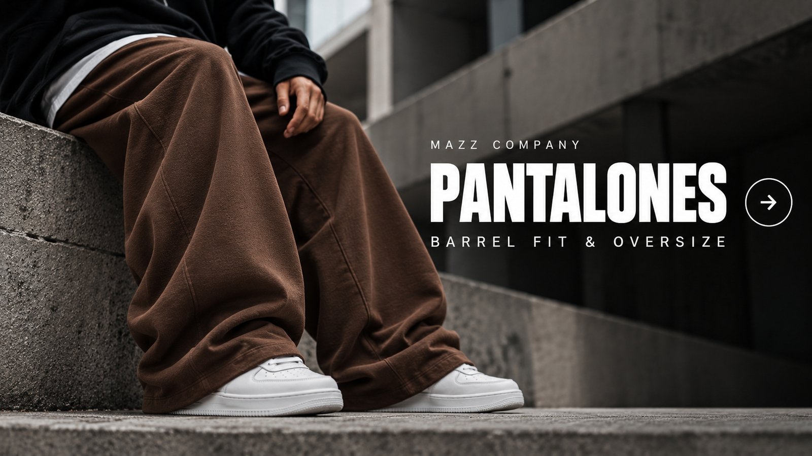 Pantalones Barrel Fit MAZZ Company
