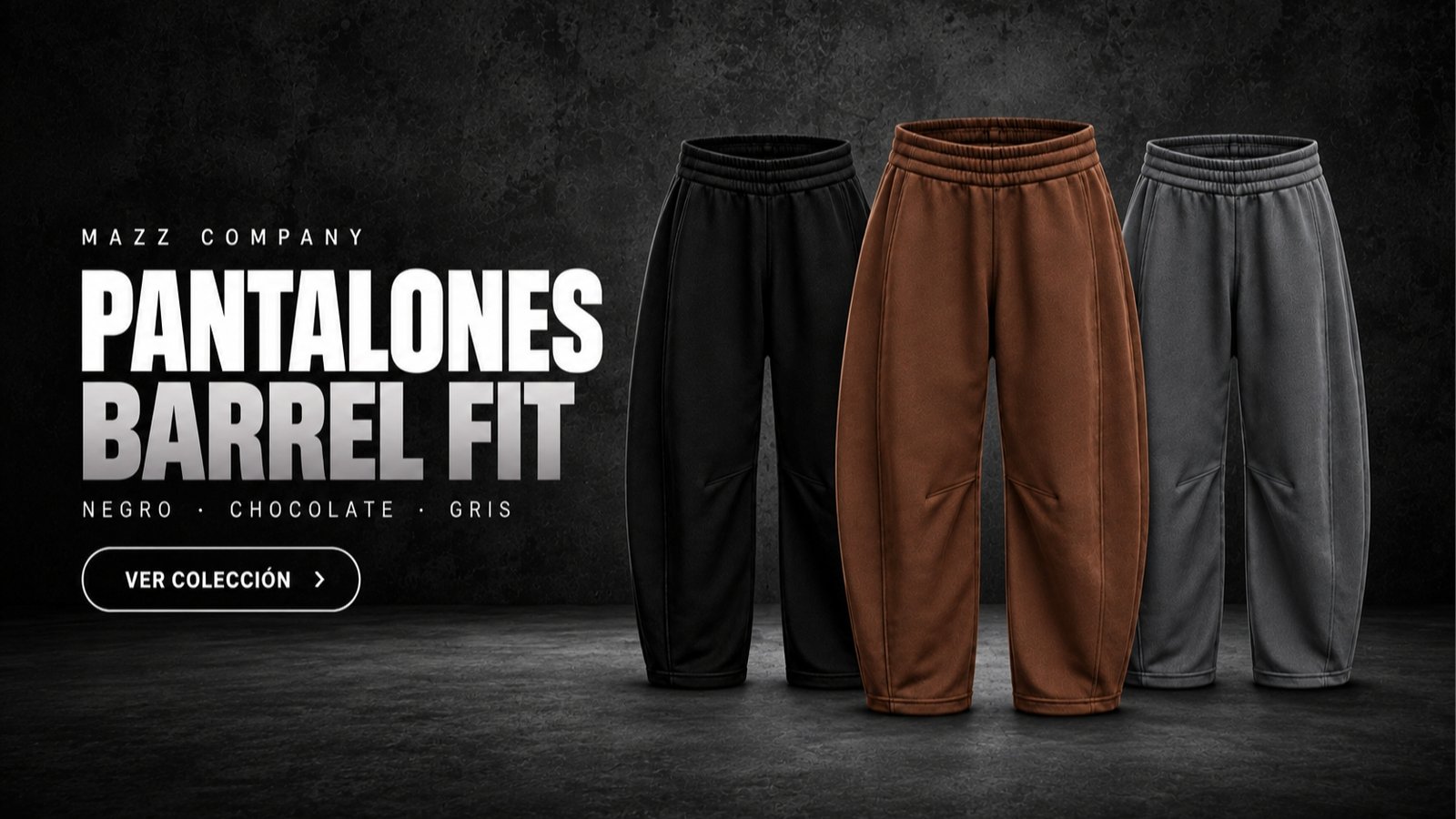 Pantalones Barrel Fit MAZZ Company